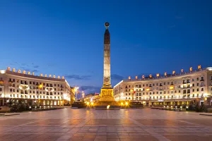Victory Square, Independence Avenue, Minsk, Belarus