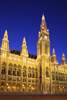 Vienna Gallery: Vienna City Hall, Vienna, Austria, Central Europe