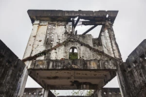 Images Dated 23rd October 2015: Vietnam, DMZ Area, Quang Tri, ruins of Long Hung Church destroyed during Vietnam War