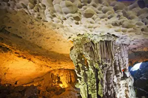 Caves Prints: Vietnam, Halong Bay, Sung Sot Cave aka Surprise Cave