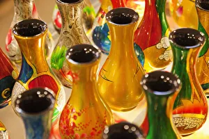 Images Dated 30th March 2011: Vietnam, Hanoi, Laquerware Vases