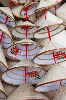 Images Dated 30th March 2011: Vietnam, Hanoi, Souvenir Conical Hats