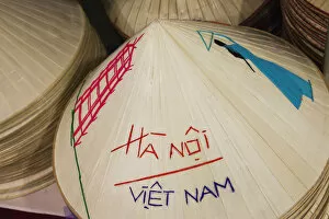 Images Dated 30th March 2011: Vietnam, Hanoi, Souvenir Conical Hats