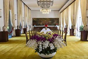 Images Dated 23rd October 2015: Vietnam, Ho Chi Minh City, Reunification Palace, former seat of South Vietnamese