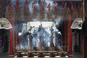 Indochine Prints: Vietnam, Ho Chi Minh City (Saigon), Chua Ba Thien Hau Pagoda