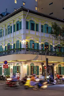 Colonial Building Prints: Vietnam House restaurant, D Dong Khoi (formerly Rue Catinat)