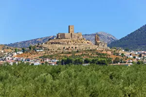 View at Alcaudete with castle, Andalusia, Spain