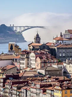 Douro Prints: View towards Arrabida Bridge, Porto, Portugal