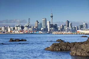 Images Dated 27th February 2014: View of Auckland skyline, Auckland, North Island, New Zealand