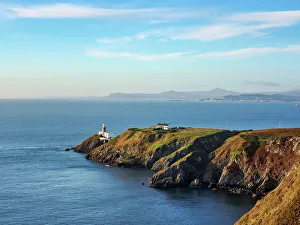 View towards the Baily Lighthouse, Howth, County Dublin, Ireland