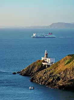Images Dated 31st March 2023: View towards the Baily Lighthouse, Howth, County Dublin, Ireland