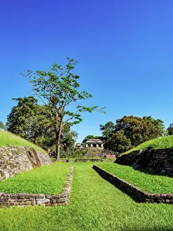 Ball Court Prints: View over the Ball Court towards the North Group