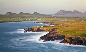 View over Ballyferriter Bay from Clogher Head, Dingle Peninsular, Co