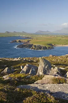 Images Dated 11th May 2009: View over Ballyferriter Bay from Clougher Head, Dingle Peninsula, County Kerry, Munster