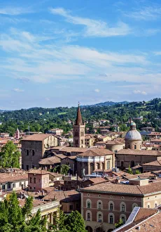 Bologna Prints: View towards Basilica of San Domenico, Bologna, Emilia-Romagna, Italy