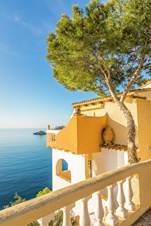 Noble Prints: View of the bay of Cala Fornells, Mallorca, Balearic Islands, Spain