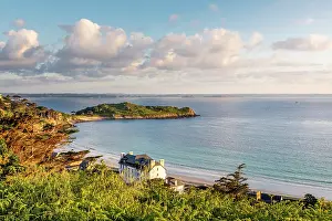 Cotes Darmor Prints: View over the Bay of Trebeurden, Cotes-d'Armor, Brittany, France
