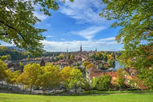 View on Berne with river Aare, Switzerland