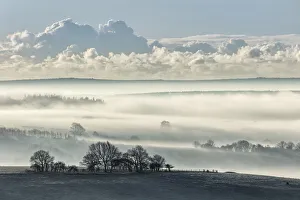 View across the Blackmore Vale from Melbury Hill near Shaftesbury, Dorset, England, UK View across the Blackmore Vale from Melbury Hill near Shaftesbury, Dorset, England, UK