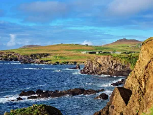 Dun Chaoin Prints: View towards The Blasket Centre, Dunquin, Dingle Peninsula, County Kerry, Ireland