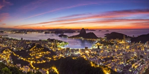 Brazilian Gallery: View over Botafogo Bay and the Sugar Loaf, Rio de Janeiro, Brazil