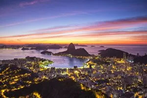 Images Dated 10th March 2016: View over Botafogo Bay and the Sugar Loaf, Rio de Janeiro, Brazil