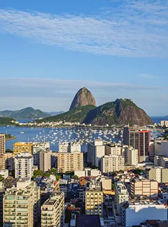 View over Botafogo towards the Sugarloaf Mountain, Rio de Janeiro, Brazil