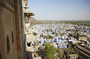 View of Bundi from Bundi Palace, Bundi, Rajasthan, India