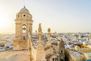 Towers Collection: The view from Cadiz cathedral, Cadiz, Andalusia, Spain