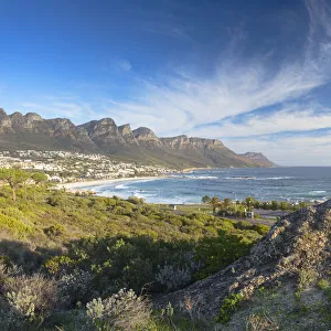 View of Camps Bay, Cape Town, Western Cape, South Africa
