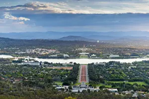 Australian Capital Territory Prints: View of Canberra from Mt Canberra, Australian Capital Territory, Australia