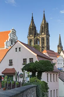 Ian Tower Prints: View of Cathedral, Meissen, Saxony, Germany