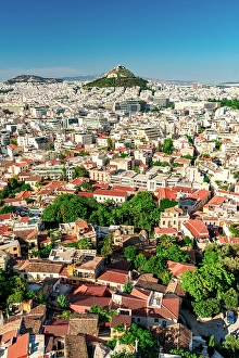 Winter Sport Prints: View over central Athens, Greece