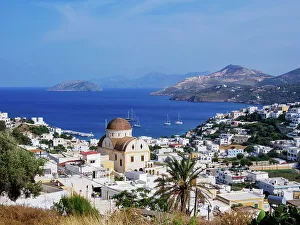 Lero Prints: View towards the Church of Christ and Pandeli Bay