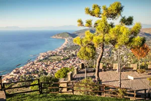 Belvedere Prints: The view of the Cilentan Coast from Belvedere San Costabile, Cilento, Salerno province