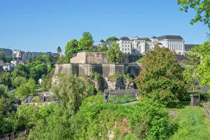 Luxembourg Prints: View at Citadelle du Saint-Esprit, Luxembourg