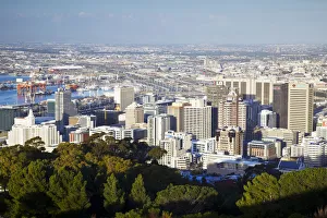 Images Dated 13th October 2010: View of City Bowl, Cape Town, Western Cape, South Africa