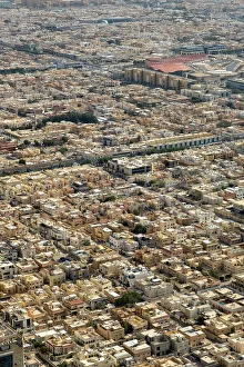 Suburbs Prints: View over the city centre of Riyadh, Saudi Arabia