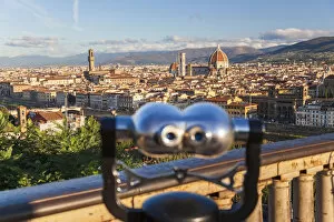 Images Dated 8th March 2013: View of city from Piazza Michelangelo, Florence, Tuscany, Italy
