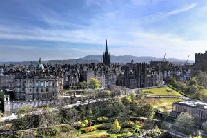 Images Dated 6th November 2012: View of city from Scott Monument, Edinburgh, Scotland, UK