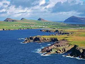 Dun Chaoin Prints: View from Clogher Head towards Three Sisters, Dingle Peninsula, County Kerry, Ireland