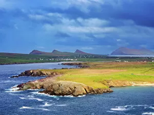 Images Dated 31st March 2023: View from Clogher Head towards Three Sisters, Dingle Peninsula, County Kerry, Ireland