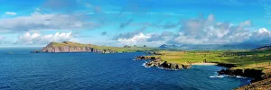 Dun Chaoin Prints: View from Clogher Head towards Sybil Head and Three Sisters
