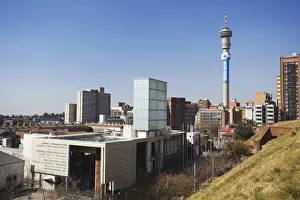 Sub Sahara Prints: View of Constitution Court from Old Fort with Telkom Tower in background, Constitution