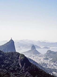View towards Corcovado and Sugarloaf Mountains from Tijuca Forest National Park, Rio de Janeiro View towards Corcovado and Sugarloaf Mountains from Tijuca Forest National Park, Rio de Janeiro