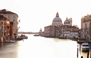 View of The Cran Canal from the Accademia Bridge, Venice, Veneto, Italy