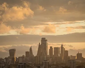 View of Docklands, East London, England, UK