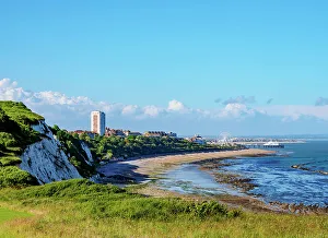 Beachy Head Prints: View towards Eastbourne, East Sussex, England, United Kingdom