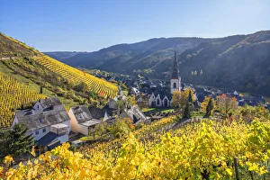 View at Ediger, Ediger-Eller, Mosel valley, Rhineland-Palatinate, Germany