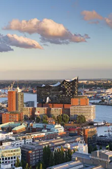 River Elbe Prints: View of Elbphilharmonie concert hall, Hamburg, Germany